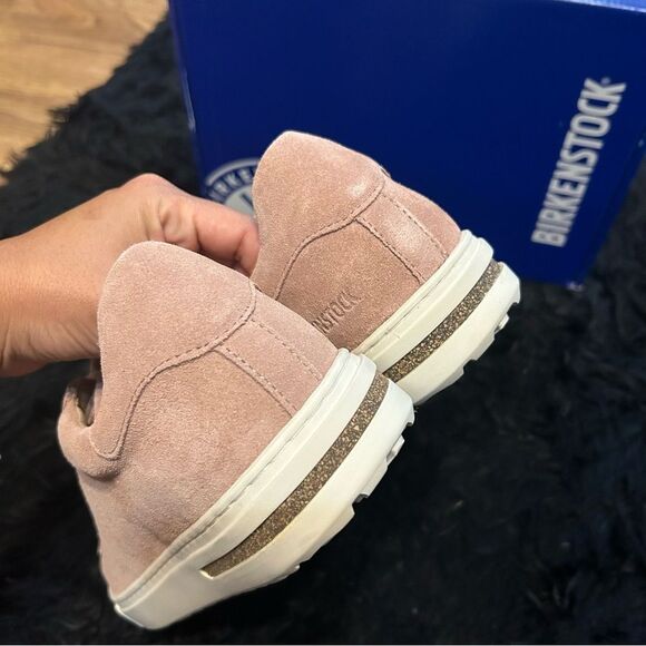 BIRKENSTOCK Bend Low pink suede lace up shoes sneakers women’s eur 39 new in box - Picture 4 of 7